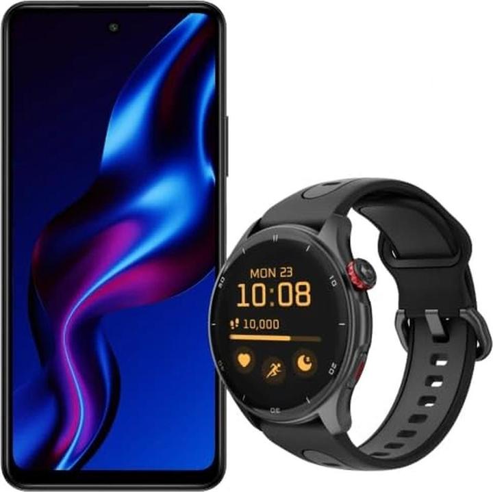 Productafbeelding Myphone 5G smartphone met smartwatch, GPS, NFC, dual SIM, 90 Hz scherm, 5000 mAh batterij (5G)