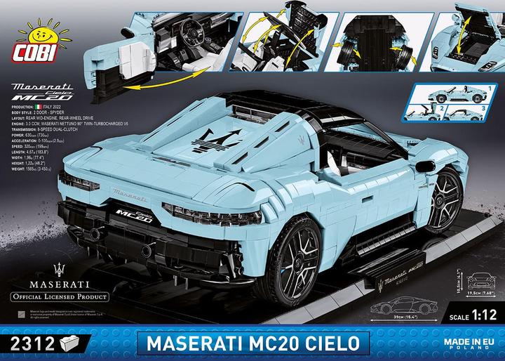 Actual product image Cobi Maserati MC20 Cielo Executive Edition