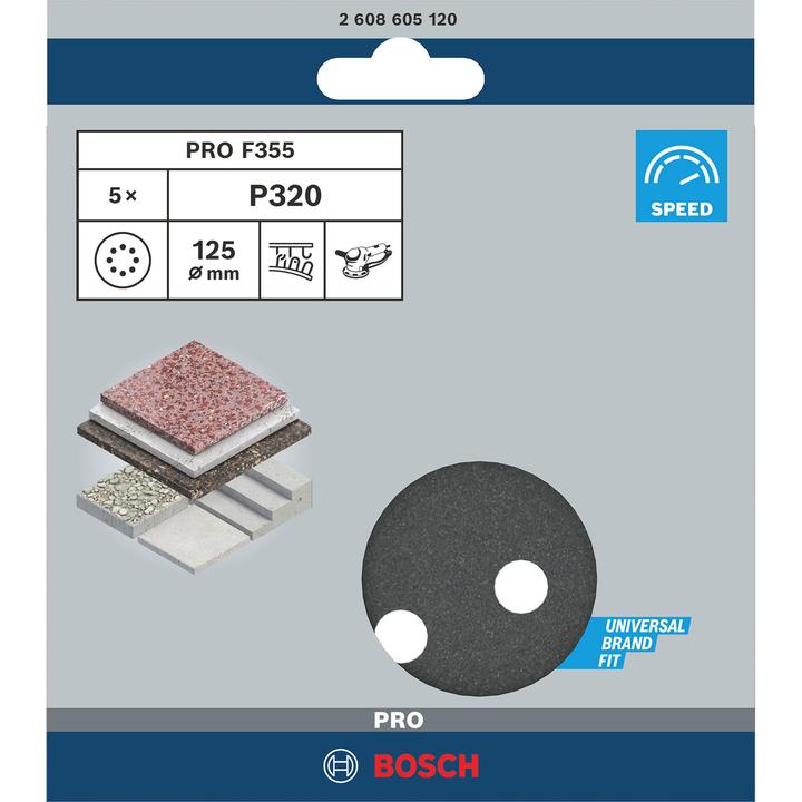 Productafbeelding Bosch Professional Zubehör Excentrisch schuurpapier met klittenband (320)