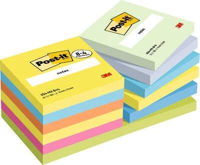 Image du produit Post-it Notes adhésives Energetic (76 x 76 mm)