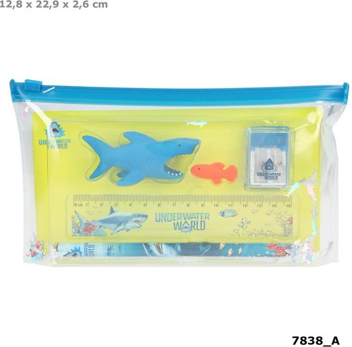 Produktbild Depesche Radiergummi Dino World Underwater Schreibset
