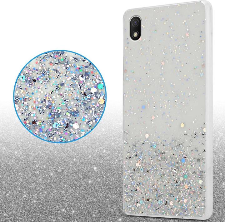 Produktbild Cadorabo TPU Hülle für Xiaomi RedMi 9A / RedMi 9AT mit Glitzer (Xiaomi Redmi 9A, Xiaomi Redmi 9AT)