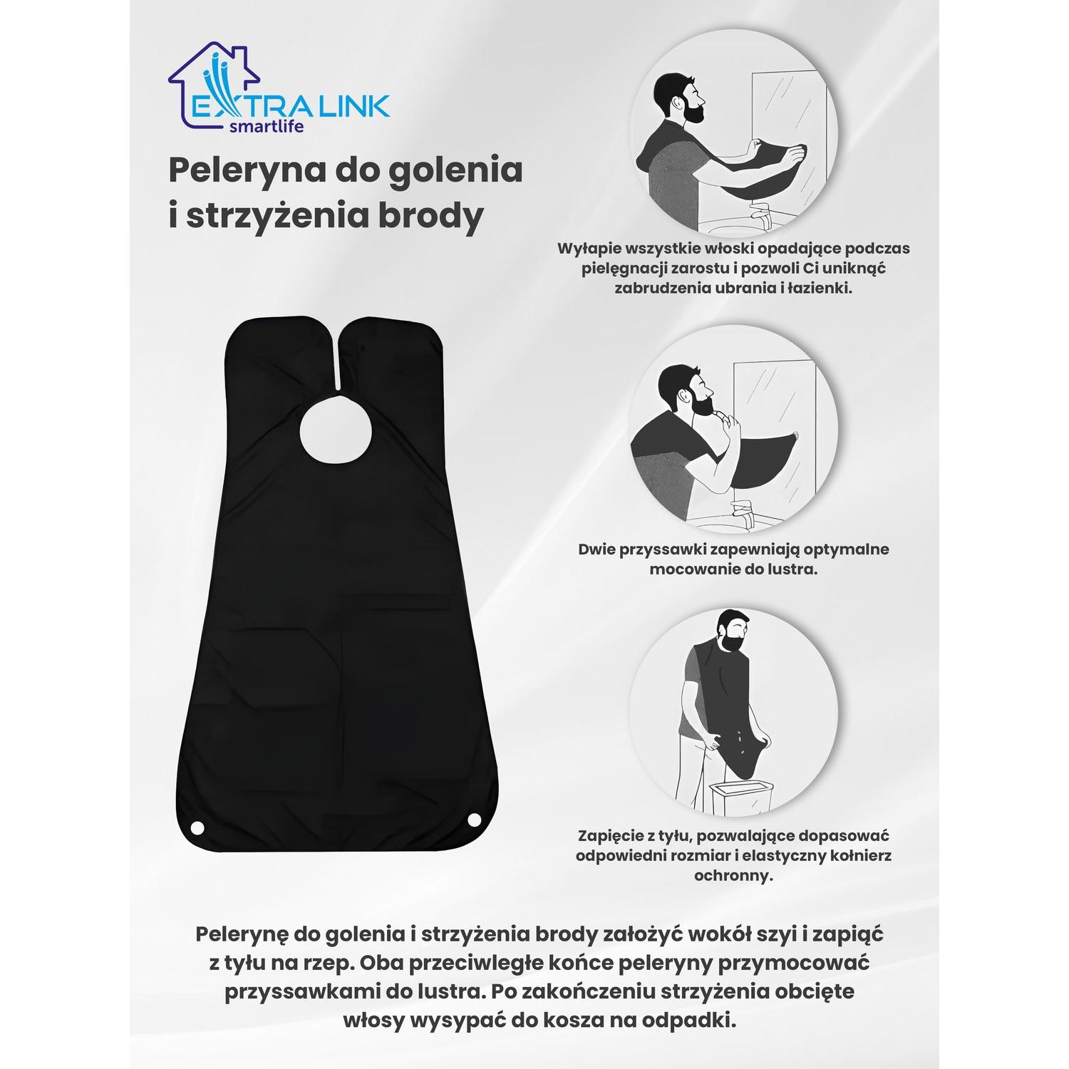 Thumbnail - Extralink, Bartpflege, Beard Shaving Cape Black