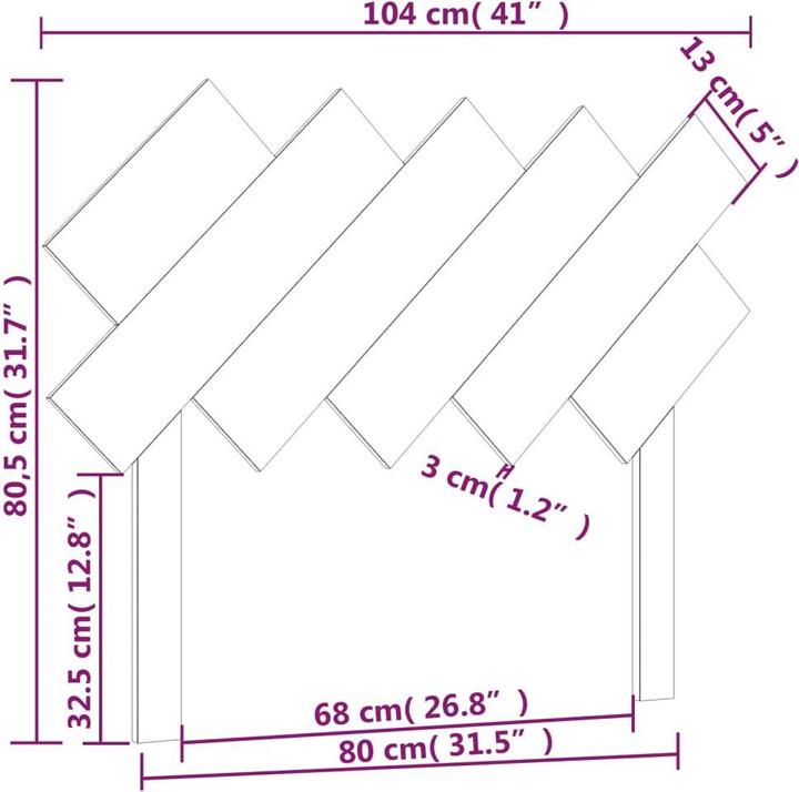 Immagine prodotto vidaXL Ute (104 x 3 x 80,5 cm)