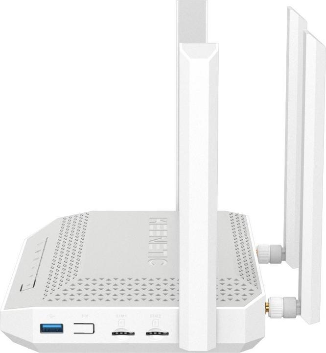 Produktbild Keenetic Hopper 4G+ Router Mesh 4G Wireless AX 3000Mbps Dual-Band Bianco
