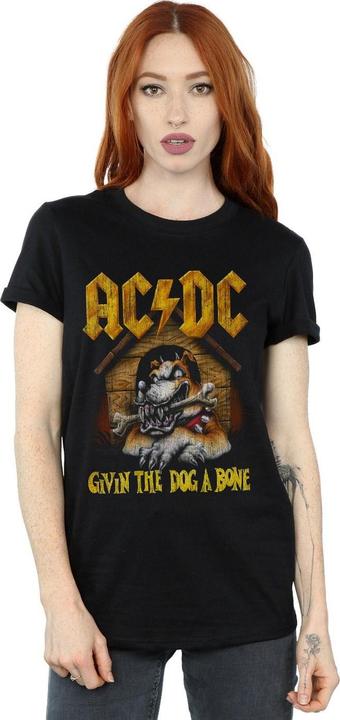 Produktbild AC/DC Give The Dog A Bone Baumwolle Boyfriend TShirt (S)