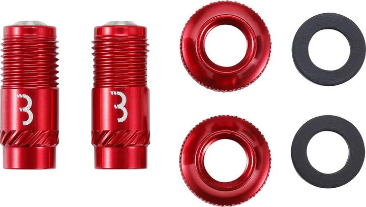 BBB Presta CoreCap red, 2 Stück