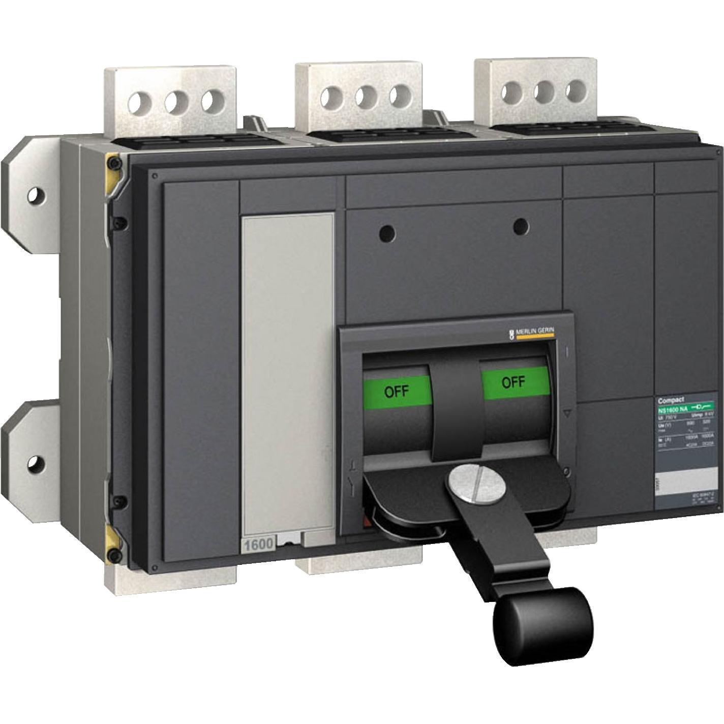 Schneider Electric, Systemstromversorgung, Lasttrennschalter ComPact NS3200 NA, 3P, 34033