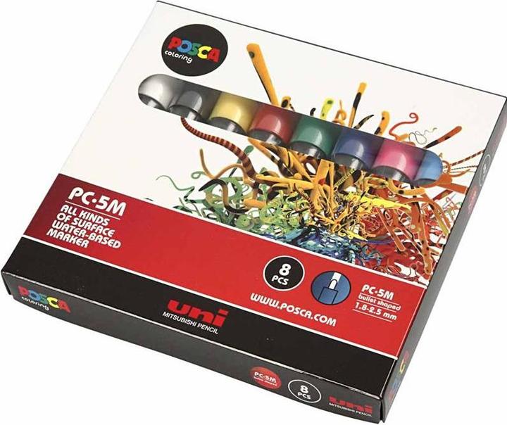 Produktbild Posca Marker PC-5M Rundspitze (8 x)