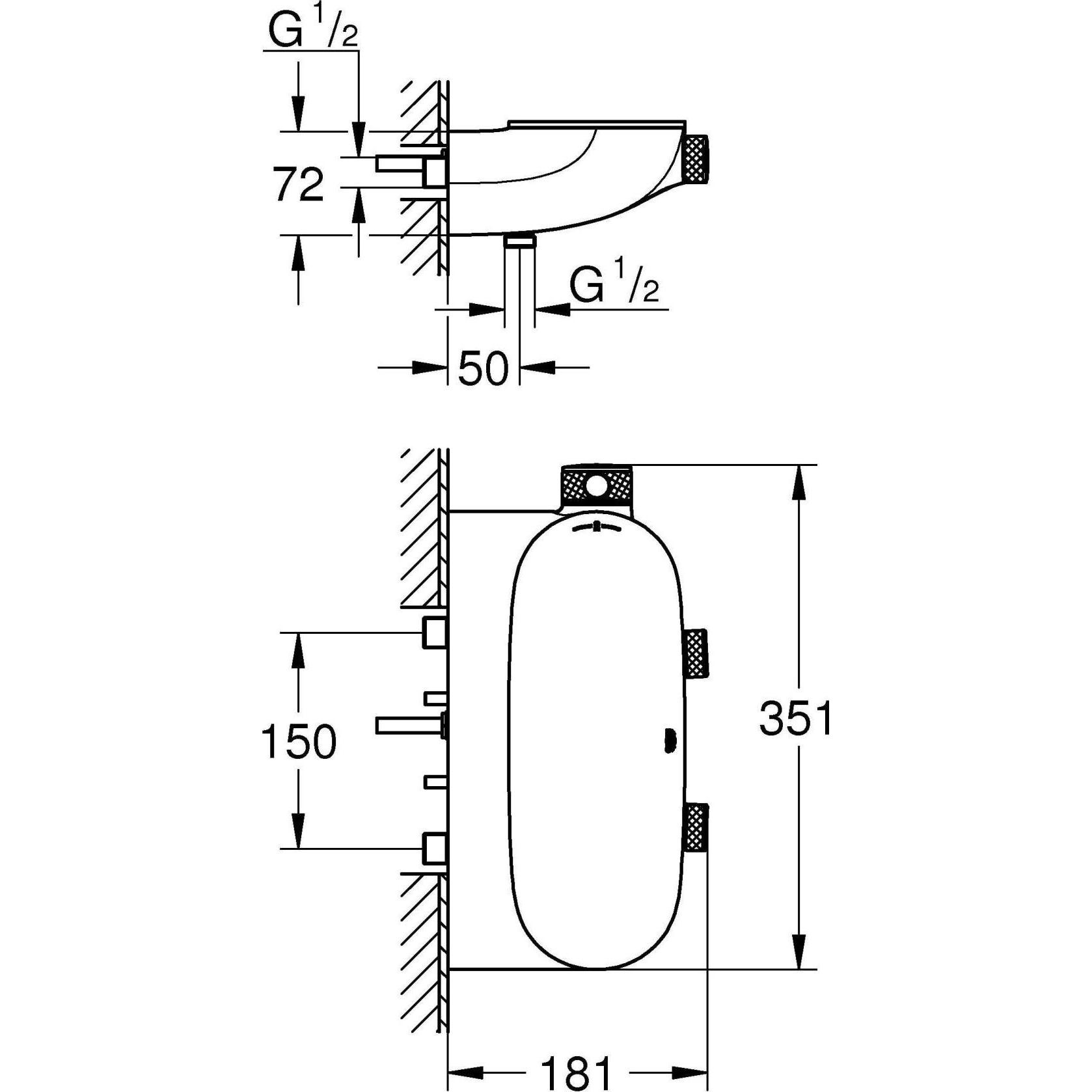 Thumbnail - Grohe, Badarmatur, Grohtherm SmartControl Thermostatbatterie