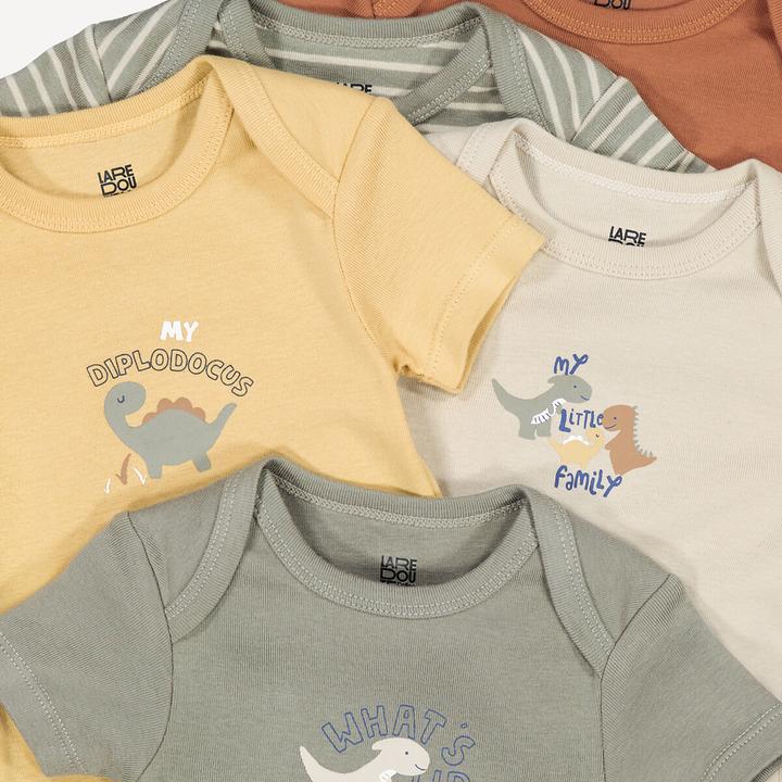 Actual product image La Redoute Collections 5er-Pack Kurzarm-Bodys (68)