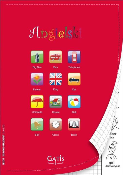 Bildwörterbuch Notizbuch A5/32 Zeilen Englisch MIX (A5)