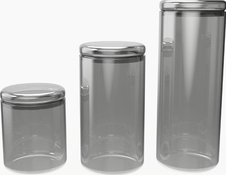 Produktbild Nuts Vorratsdose Glas 500ml smoke (0.50 l)