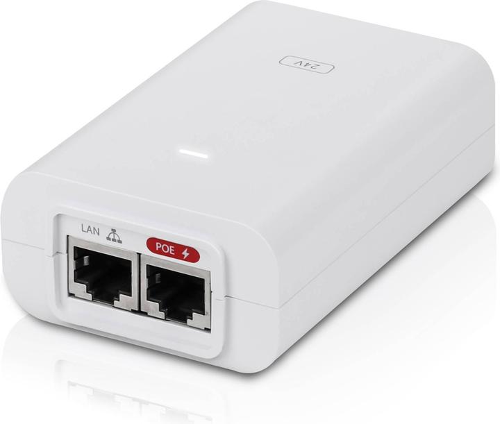 Actual product image Ubiquiti POE-24-24W-G-WH (Passive 24V PoE-in, 24 W)