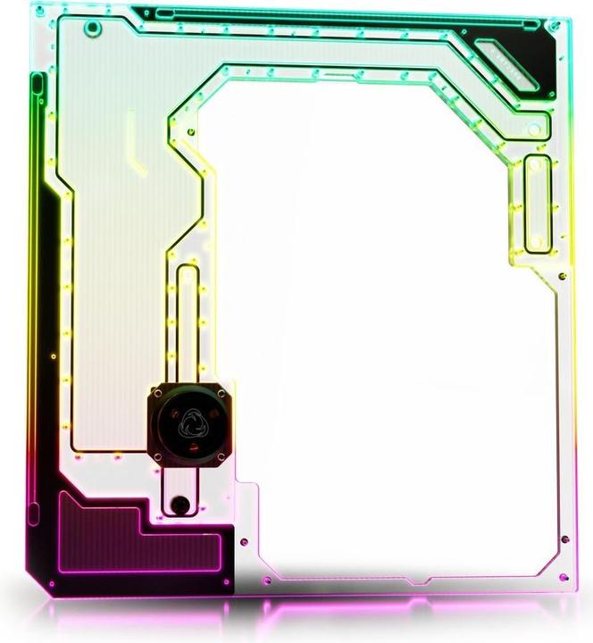Image du produit Singularity Computers Singularity Computer Spectre 4 Dual Loop Side Panel, acrylique - transparent