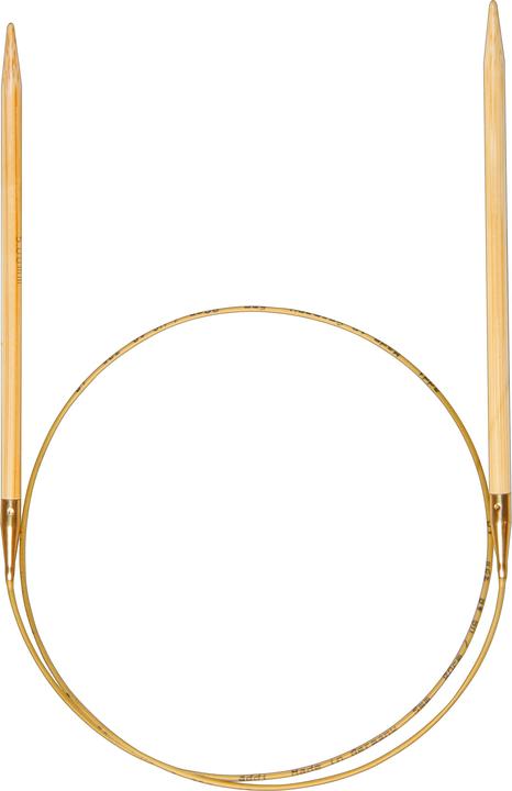addi Gustav Selter GmbH & Co. KG circular knitting needle Bamboo, brown, gauge 9