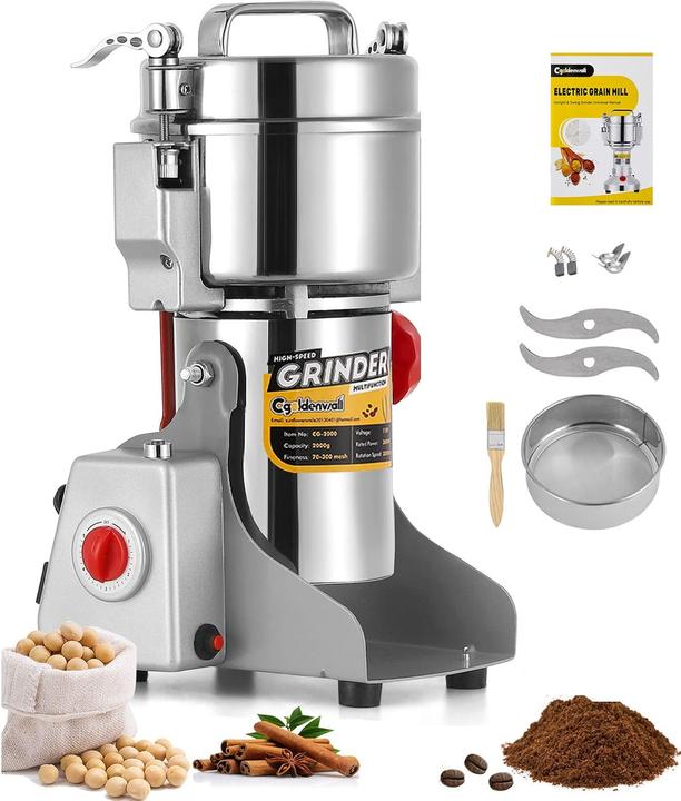 Actual product image Cgoldenwall Elektrische Getreidemühle