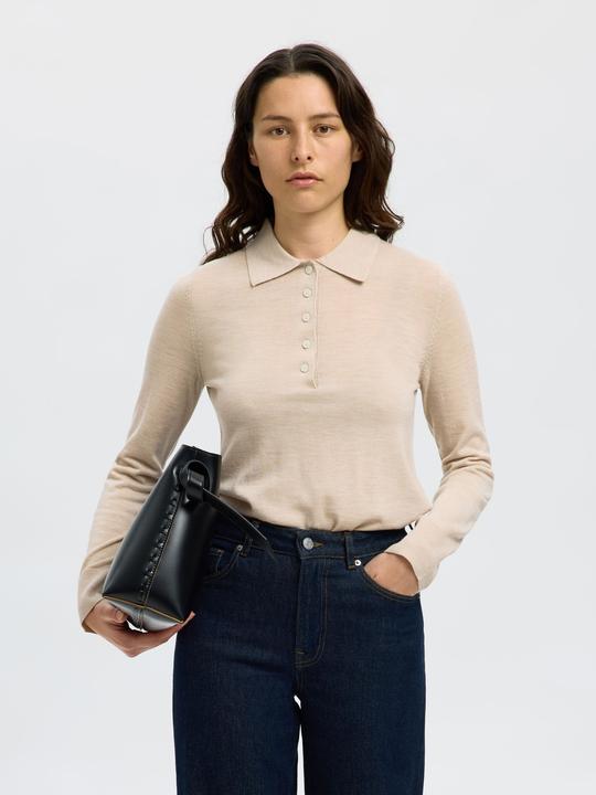 Image du produit Selected Femme Slfthea Ls Knit Merino Collar Neck Noos (XL)