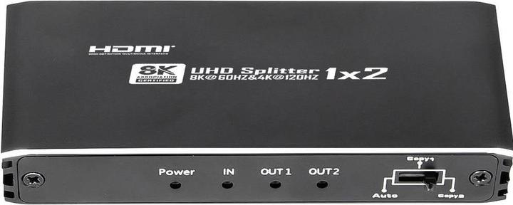Produktbild myWall My Wall 8K HDMI® Splitter 1 in 2 out HDMI-Splitter