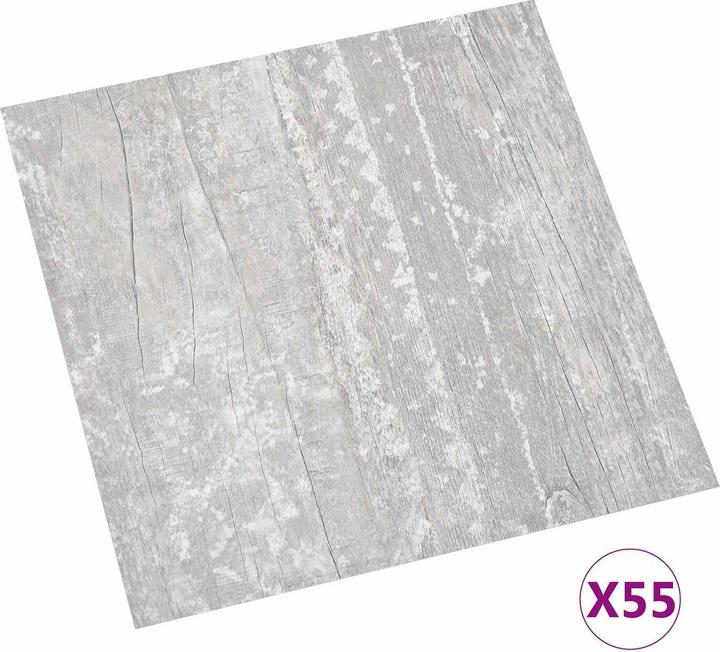 Produktbild vidaXL Quadratische Dielen (PVC Boden, 5.11 m²)