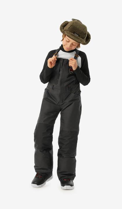 Produktbild Wedze Snowboardhose Latzhose Kinder Piste - 500 grau (164)