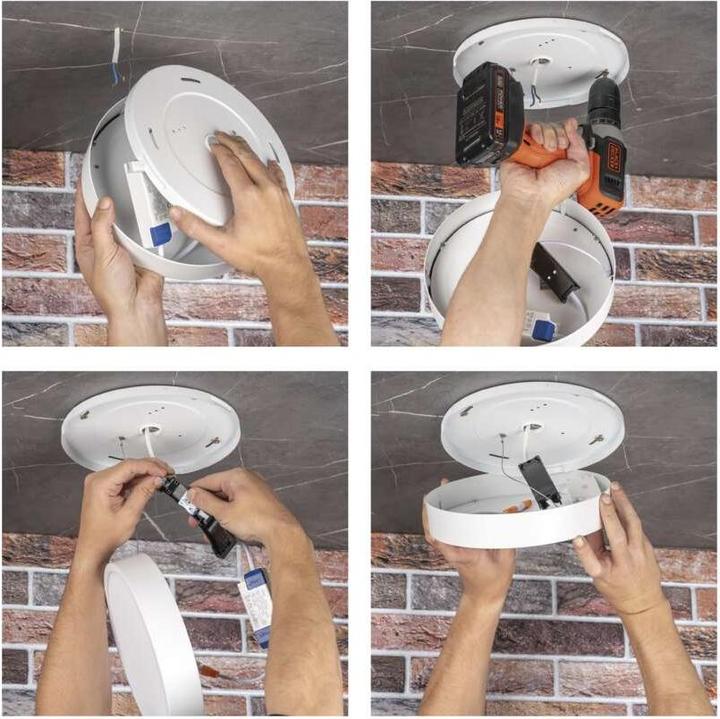 Produktbild Emos LED-Anbauleuchte NEXXO, rund, weiss, 7,6W, mit Change CCT (680 lm)