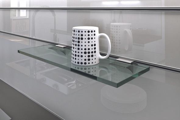 Produktbild OK-Line Glastablarhalter Wall System