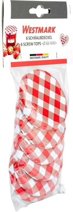 Produktbild Westmark 6 Schraubdeckel, ø 66 mm (6 Stk.)