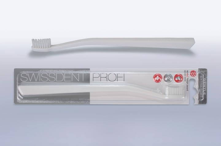 Immagine prodotto Swissdent PROFI Spazzolino da denti delicato Extra Soft White (1 pz) (Extra morbido, 1 x)
