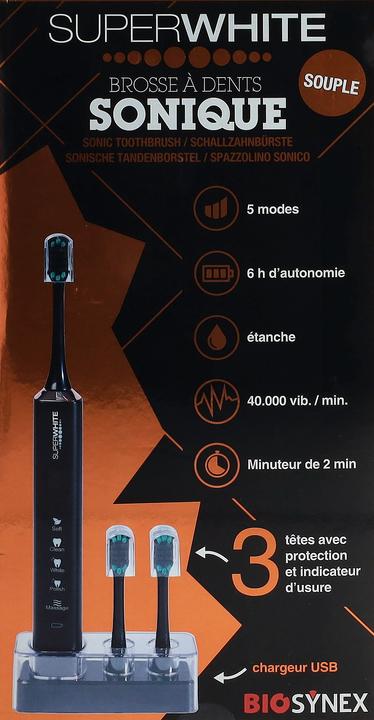 Image du produit Superwhite Schallzahnbürste black