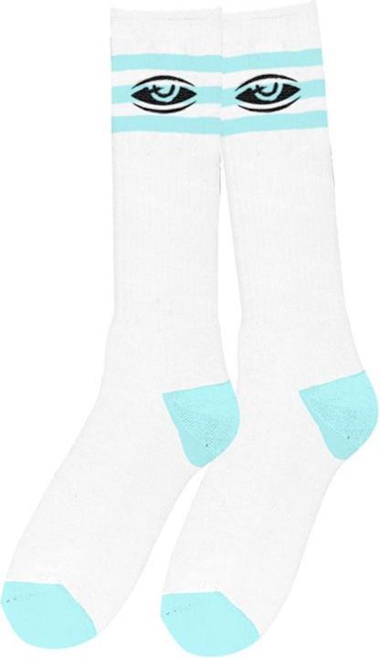 Actual product image Toy Machine Watching Embroided Crew Socks (One size)