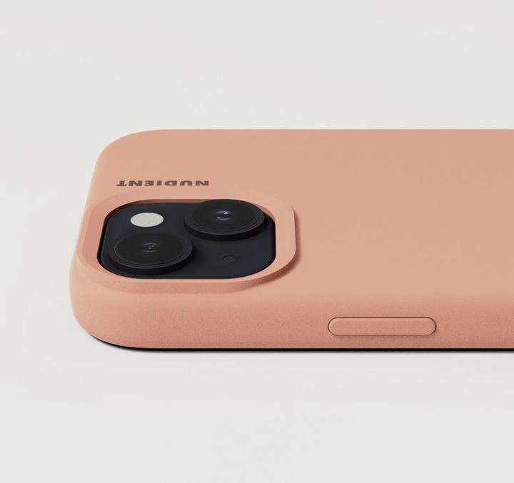 Productafbeelding Nudient Back Cover Base Hoesje iPhone 15 Perzik Oranje (Apple iPhone 15)