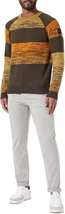 Produktbild BOSS Heren Knitwear Knitted Sweater, Dark Green, M (M)