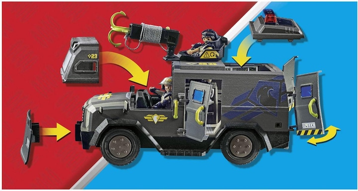Produktbild Playmobil SWAT-Geländefahrzeug (71144, Playmobil City Action)