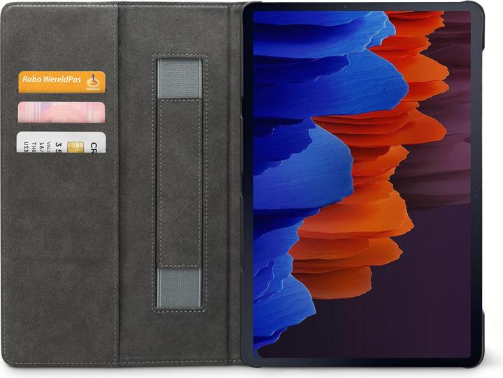 Actual product image Mobilizera Mobilize Premium Cover Til Samsung Galaxy Tab S7+ 12.4 Sort (Galaxy S8+)