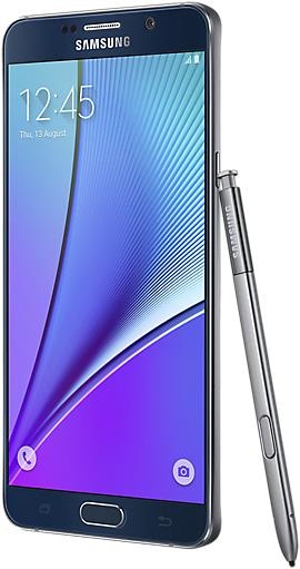 Produktbild Samsung Galaxy Note 5 (32 GB, Black Sapphire, 5.70", Dual SIM, 16 Mpx, 4G)