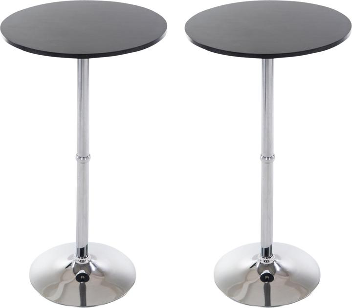 Actual product image CLP Round bar tables (60 x 108 x 60 cm)