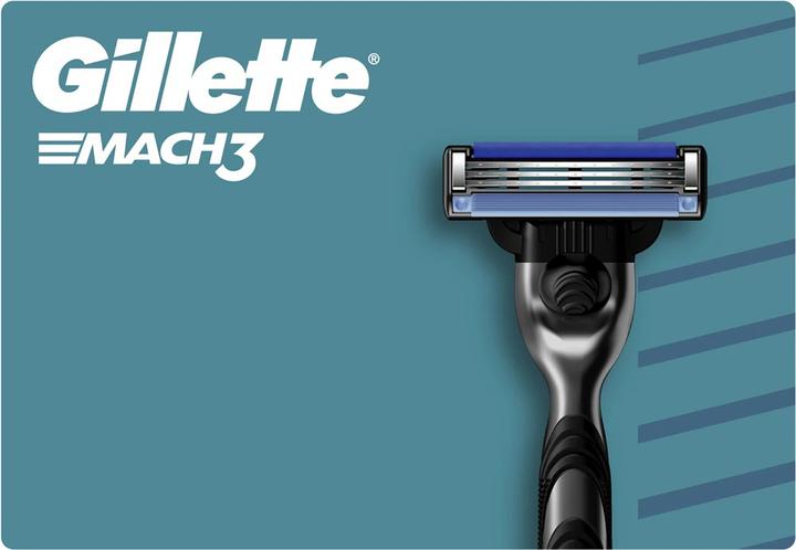 Productafbeelding Gillette Mach3 Scheermesjes 18 Vervangingsonderdelen 3 mesjes Micro Guard Optimaal glijeffect met Lubr (18 x)