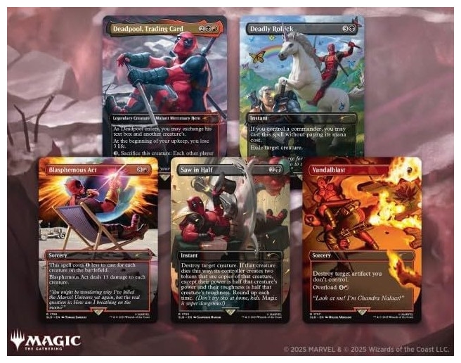 Produktbild Magic the Gathering Secret Lair x Marvel's Deadpool (Englisch, Booster Pack)