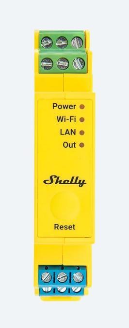 Actual product image Shelly Pro RGBWW PM (Dimming actuator)