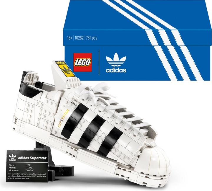Produktbild LEGO Adidas Originals Superstar (10282, LEGO Icons)