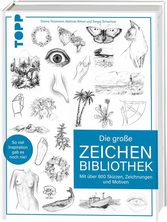 Image du produit Simon:Die grosse Zeichenbibliothek (Allemand, Dorina Tessmann, Melinda Simon, Sergueï Chakhov, 2024)