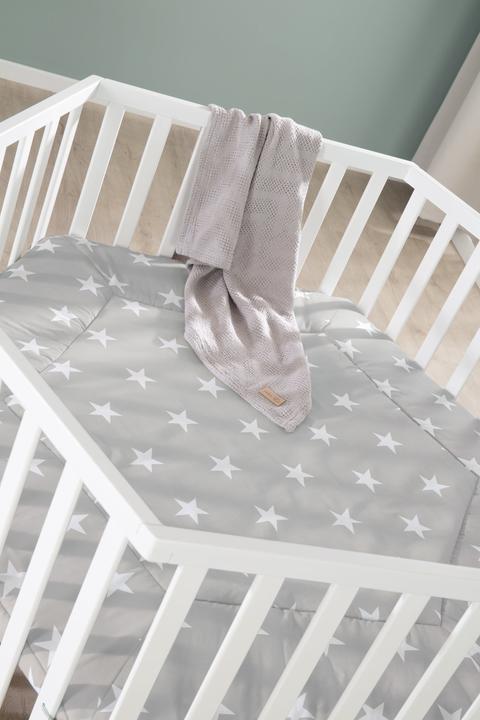 Produktbild Roba Laufgitter 6-eckig Little Stars (118.50 cm, 103.50 cm, MDF)