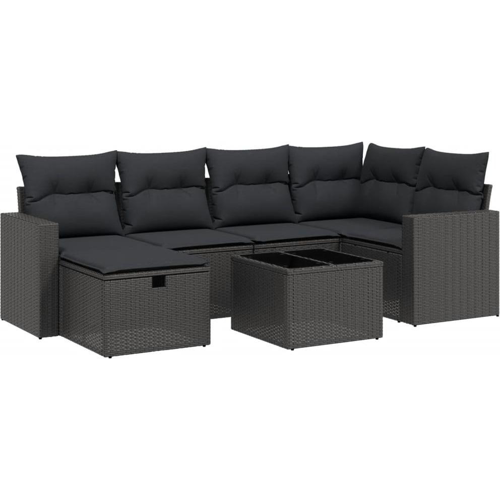 VidaXL, Gartenlounge, 10-tlg. Garten-Lounge-Set mit Kissen