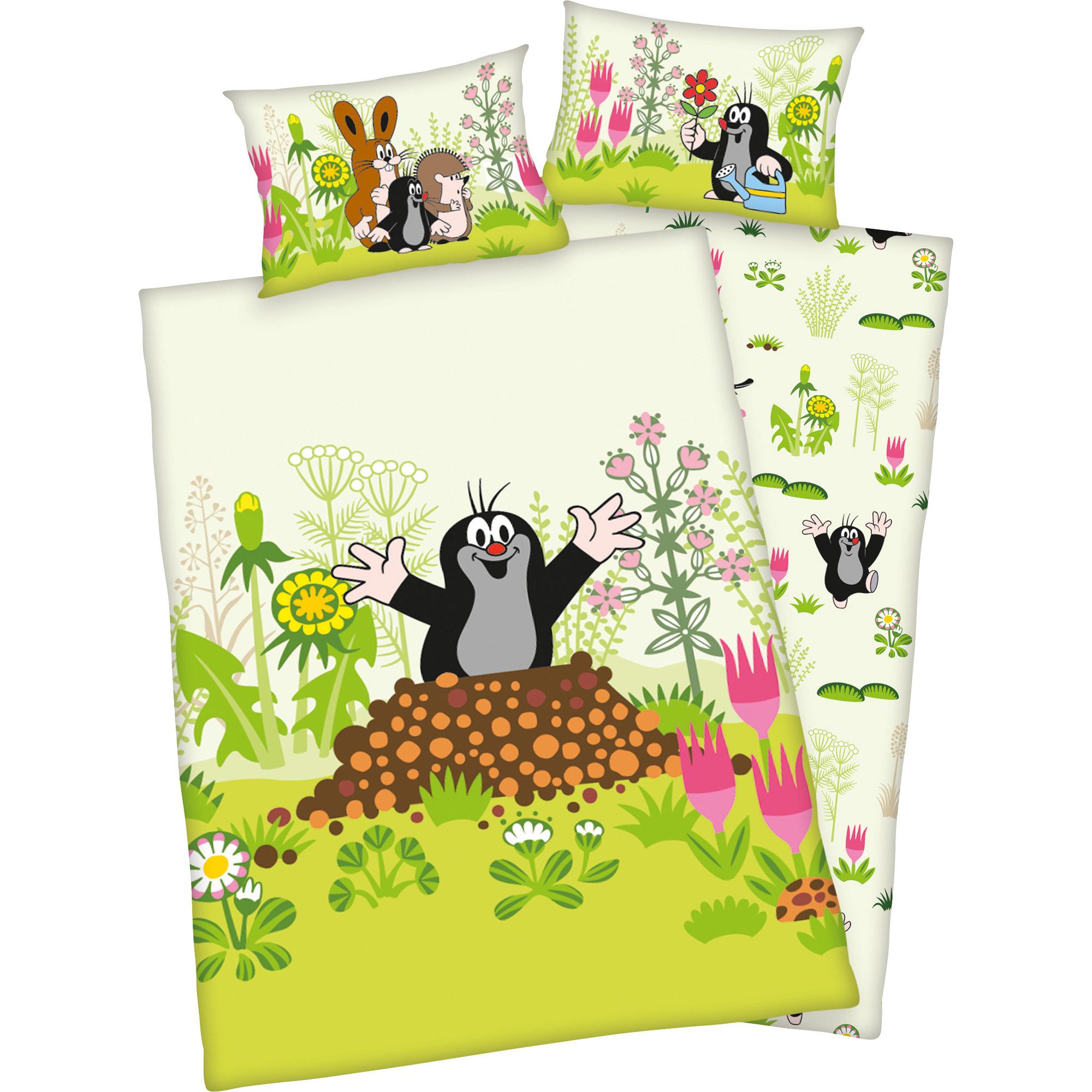 Herding, Kinderbettwäsche, Babybettwäsche Der kleine Maulwurf