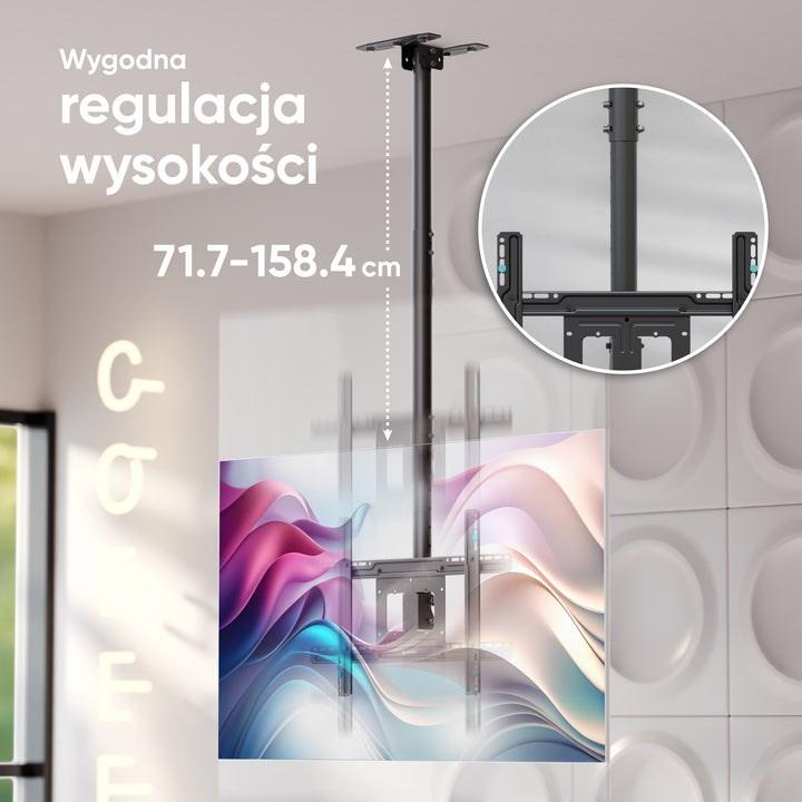 Produktbild Onkron N1L-B TV-Halterung 2 03 m (80 ) Schwarz (68.20 kg, 32" - 80")