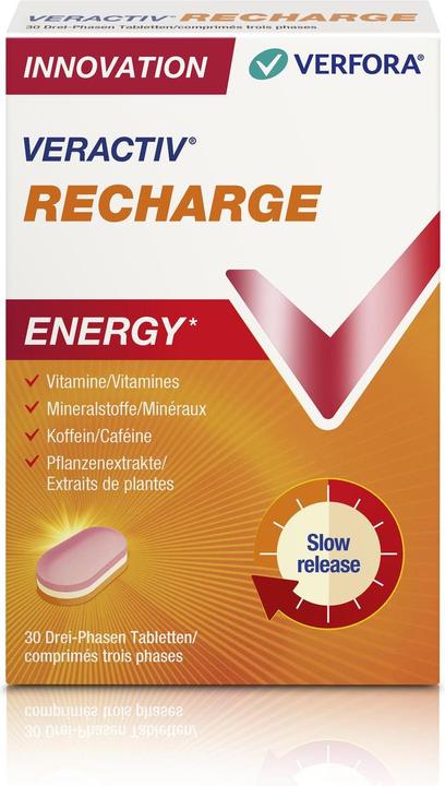 Image du produit Veractiv Recharge3 Comprimés triphasés 30 pcs (30 pièce(s), Cachets, 63 g)