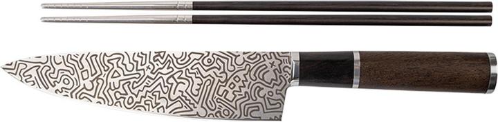 Homey Coltello da chef Homeys Keith Haring con bacchette Saibashi (21 cm)