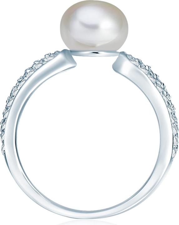 Produktbild Valero Pearls Damen Sterling Silber Zirkonia Süsswasser-Zuchtperle Silber - 2206 (62, 925 Silber)