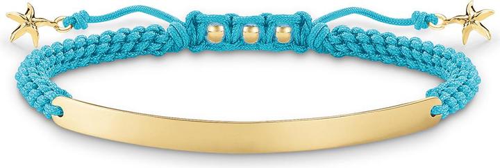 Produktbild Thomas Sabo Armband Blau Seestern (21 cm, Kunststoff, Silber)